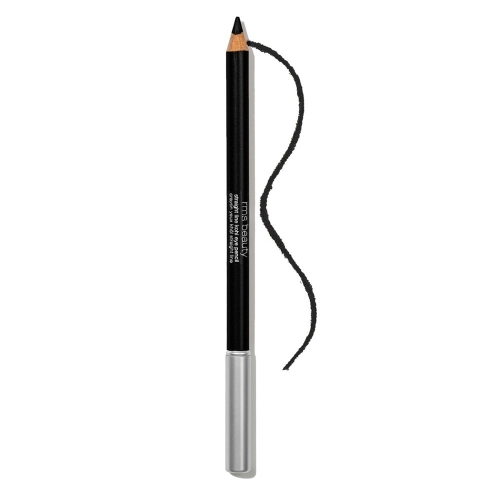 RMS Beauty Straight Line Kohl Eye Pencil in HD Black | NEW | Sharpener Included